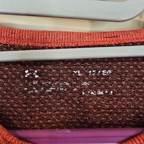 Men's Under Armour HeatGear Red Sleeveless Athletic Top | Size XL - Picture 8 of 8